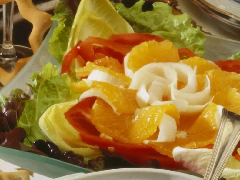 Paprika-Orangen-Salat
