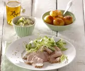Roastbeef vom Kalb mit Koriander-Remoulade 