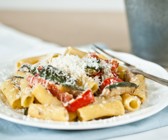 Pasta mit Pfannen-Grillgemüse