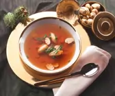 Ochsenschwanzsuppe mit Klößchen