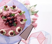 Kirschtorte mit Rotweincreme