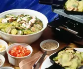 Buntes Kartoffel-Pilz-Raclette
