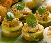 Kürbistörtchen mit Avocado