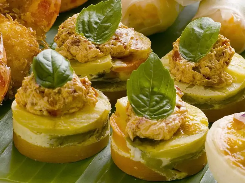 Kürbistörtchen mit Avocado
