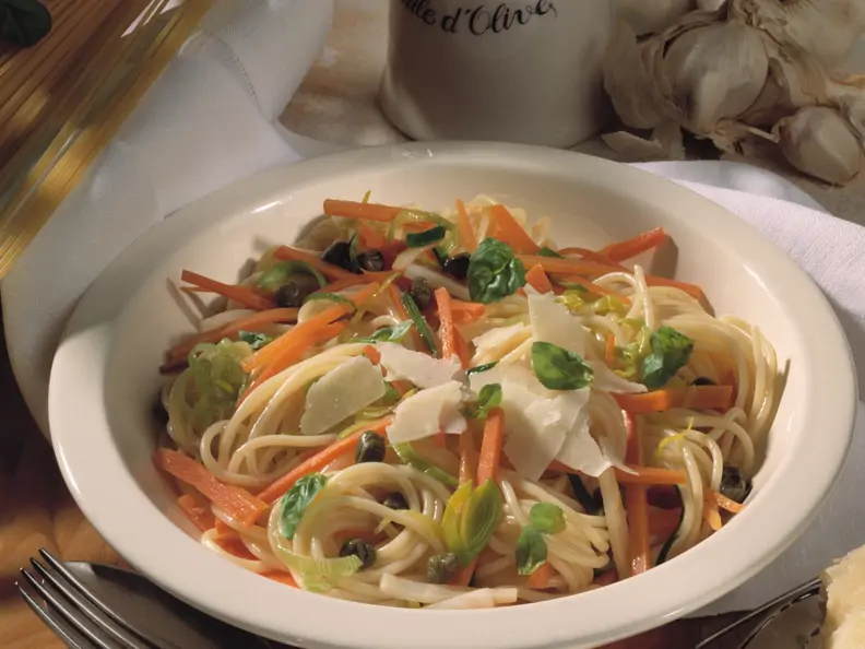 Knoblauch-Spaghetti