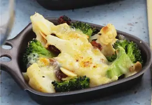 Raclette mit Kohlröschen