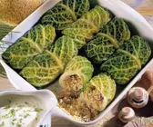 Wirsingroulade mit Hirse