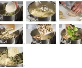 Pilz-Spinat-Risotto