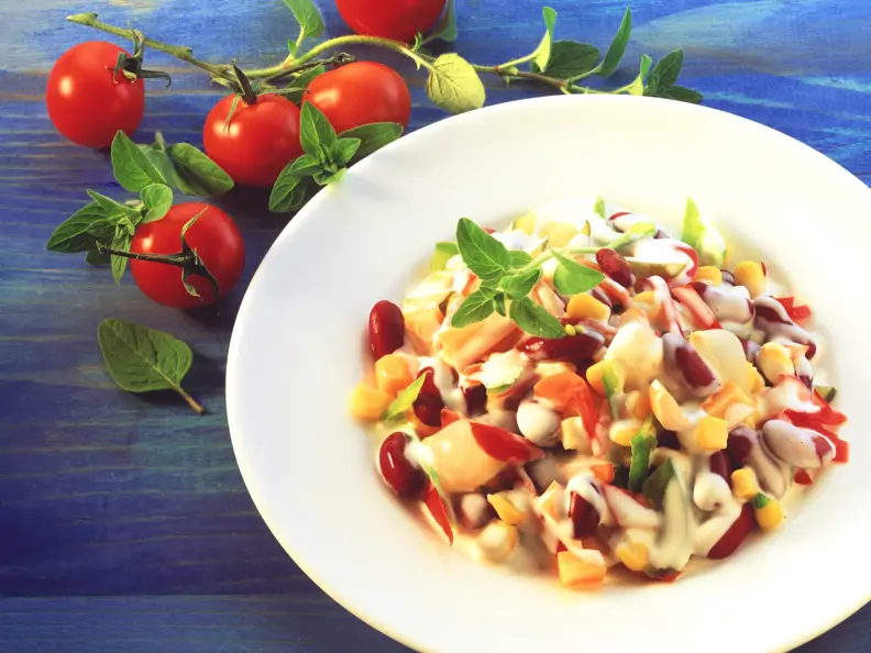 Mexikanischer Bohnen-Mais-Salat