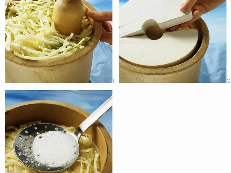 Selbstgemachtes Sauerkraut