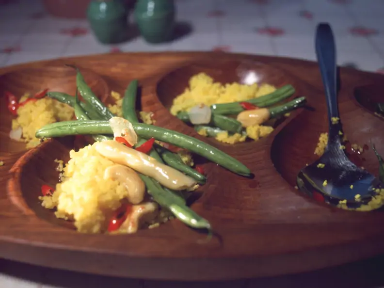 Bohnen-Safran-Couscous