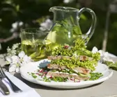 Frischkäse-Salat-Sandwiches
