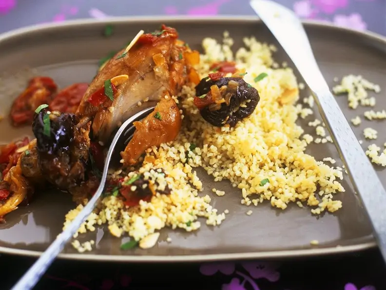 Gewürz-Hähnchen mit Couscous
