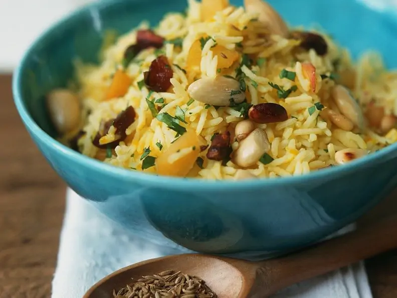 Gewürzreis mit Paprika