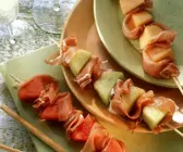 Melonen-Schinken-Spieße