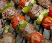 Gegrillte Rindfleisch-Spieße