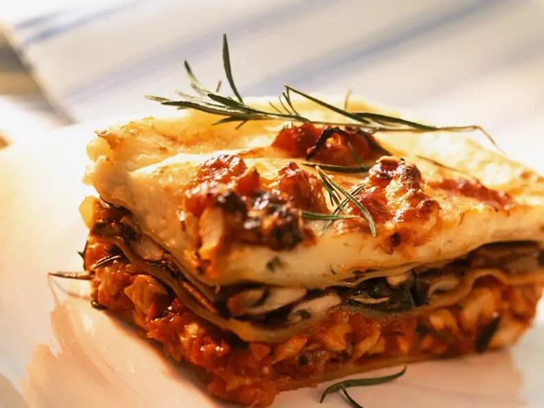 Kaninchen-Lasagne