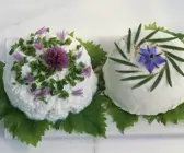 Weinblätter mit Frischkäse