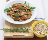 Bohnensalat mit Steakstreifen