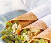Wraps mit Thunfisch-Eiersalatfüllung