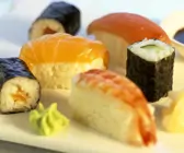 Verschiedene Sushi