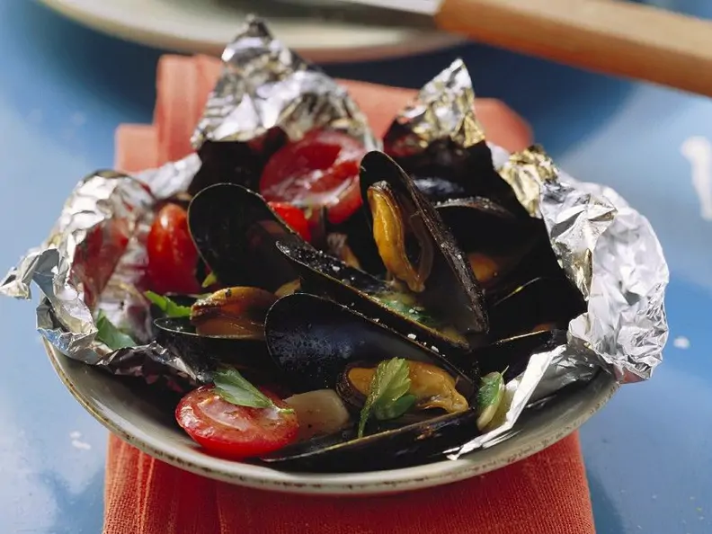 Miesmuscheln vom Grill