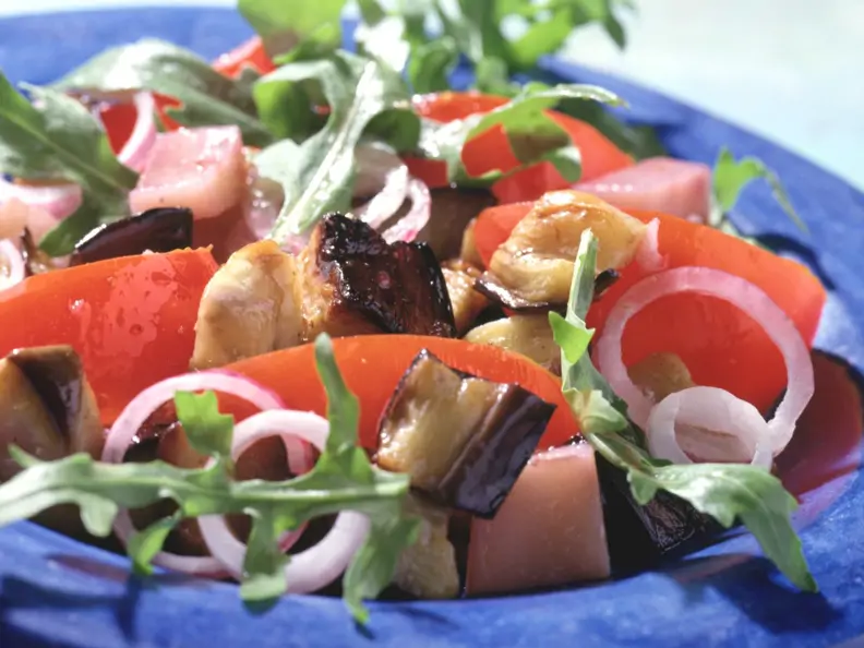 Auberginen-Kartoffel-Salat