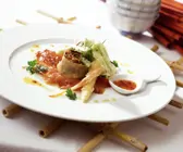 Spitzkohlrolle mit Gemüsetempura