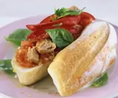 Tomaten-Thunfisch-Baguette