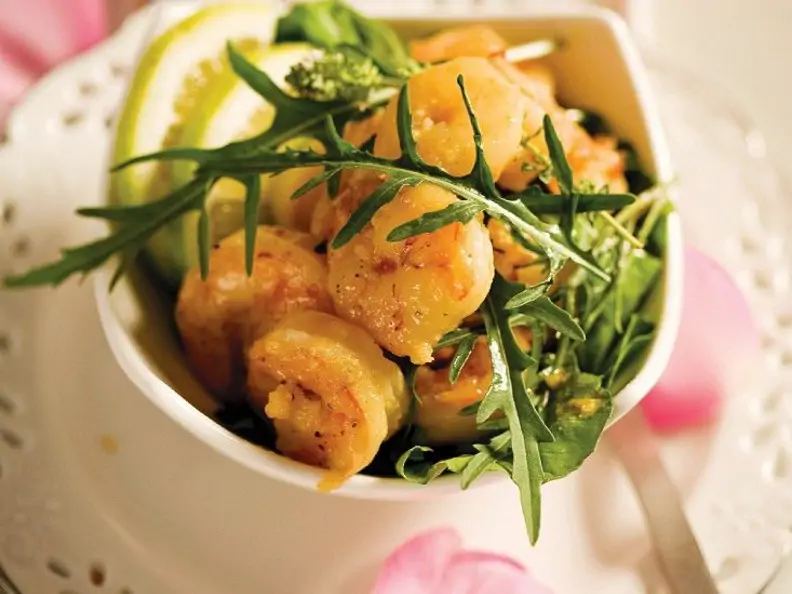 Knoblauch-Chili-Shrimps