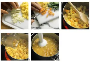 Gemüse-Creme-Suppe zubereiten
