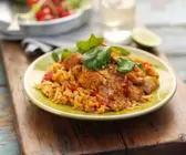 Tandoori Chicken mit Reis