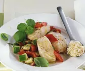 Kabeljau mit Gemüse