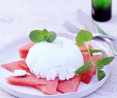 Ricotta-Creme mit Melone