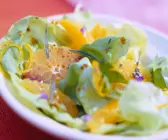 Orangensalat mit Honig-Vinaigrette