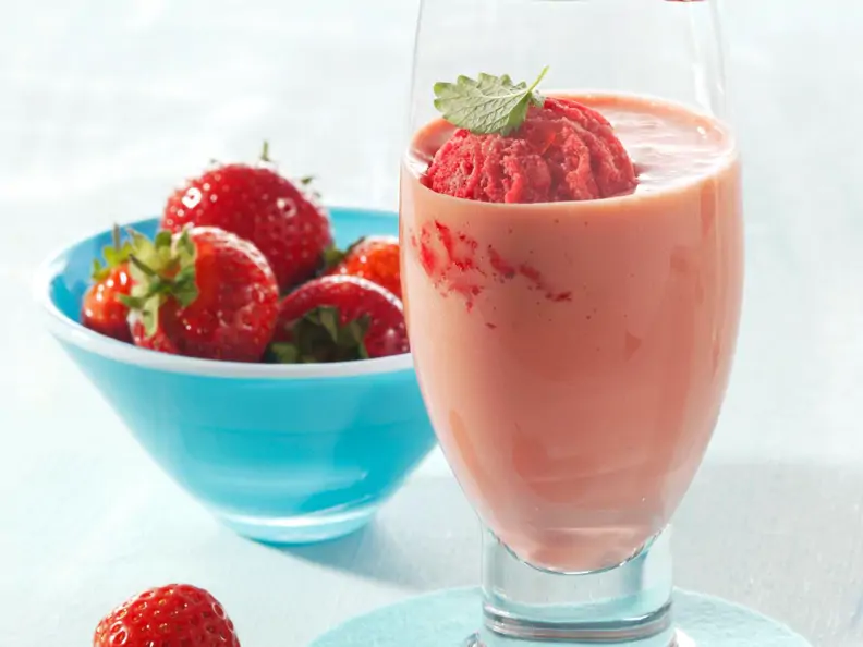 Erdbeereis-Joghurt-Shake