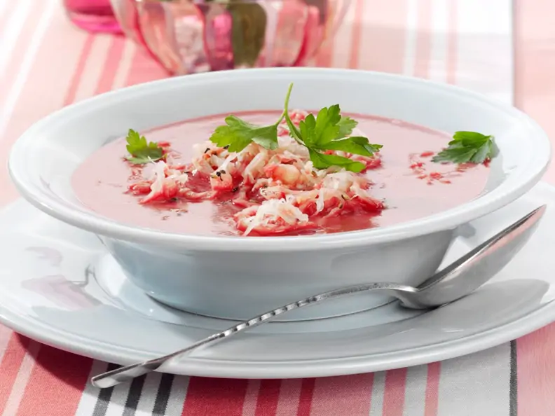 Rote-Bete-Sauerkraut-Suppe