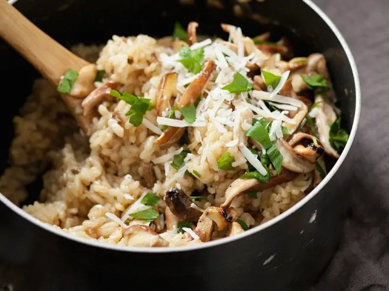 Risotto mit Pilzen