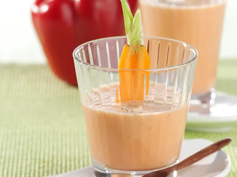 Paprika-Möhren-Shake
