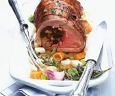 Gefüllter Lammbraten