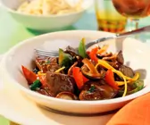 Hirschgulasch