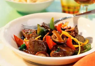 Hirschgulasch