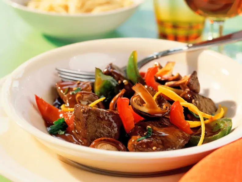 Hirschgulasch