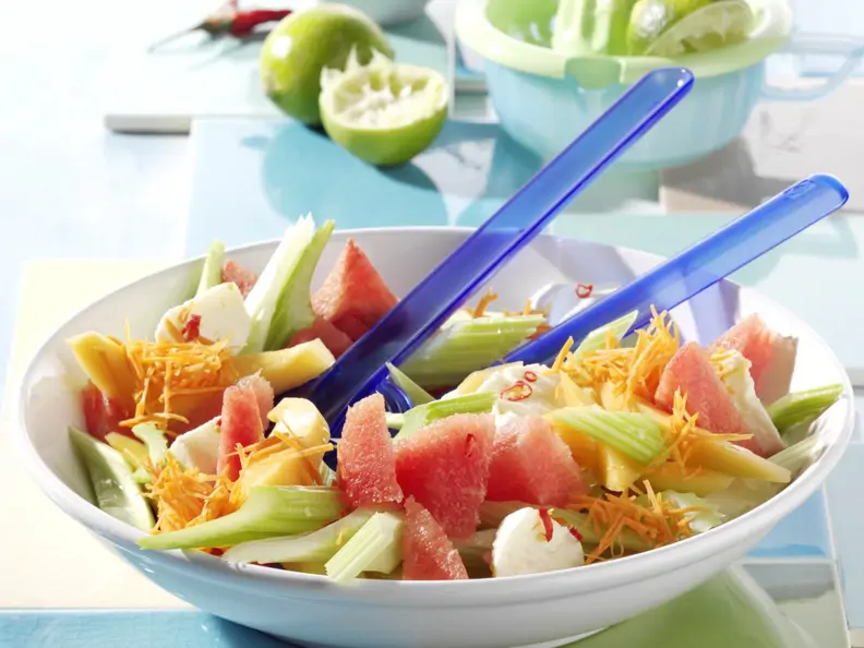 Pikanter Melonensalat