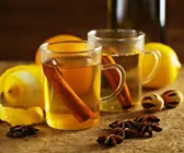 Weißer Glühwein