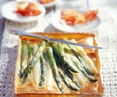 Spargel-Parmesan-Tarte