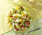 Eiersalat mit Krabben