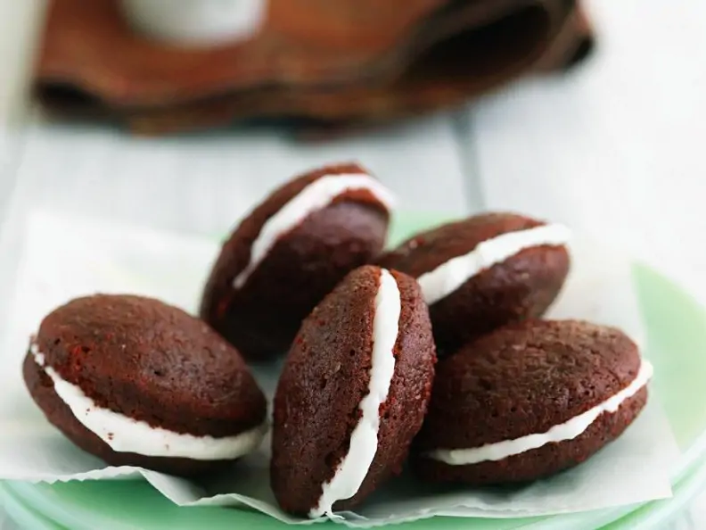 Red Velvet Whoopie Pies