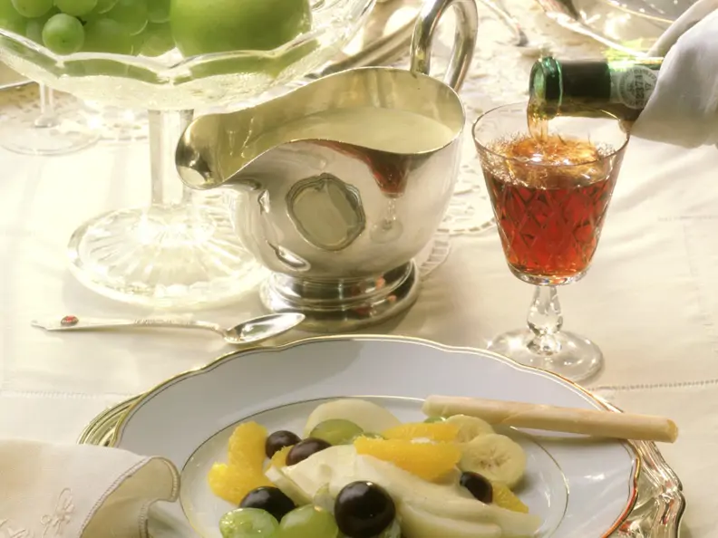 Obstsalat mit Mascarponecreme