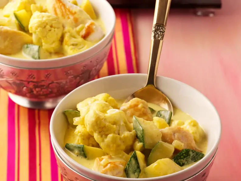Gemüse-Geflügel-Curry